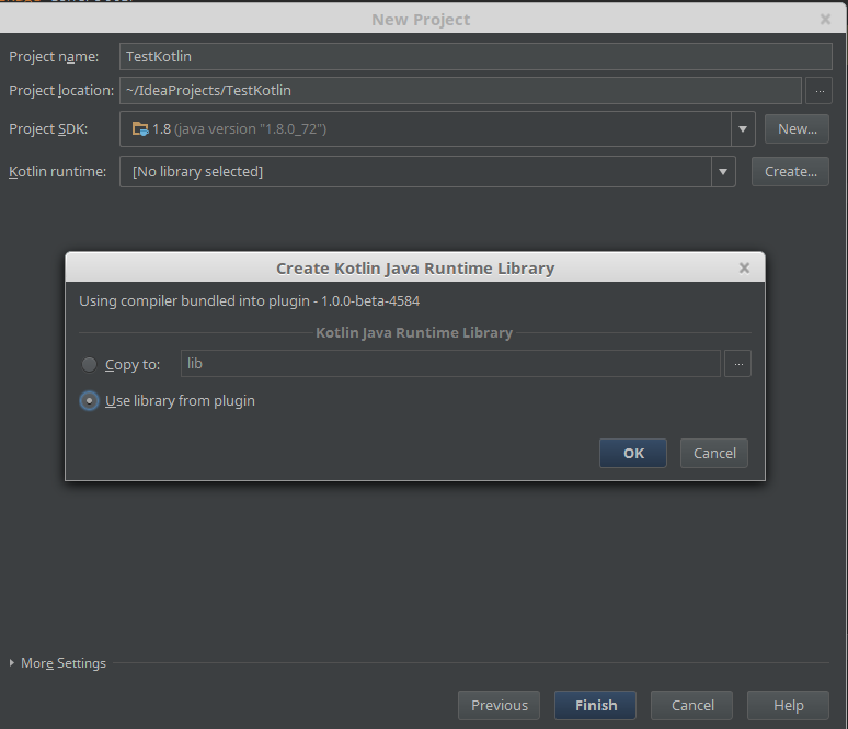 Первое приложение на Kotlin (JavaFX)